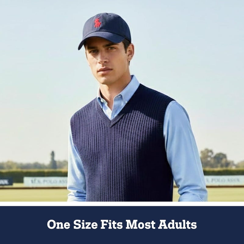 U.S. Polo Assn. قبعة بيسبول من يو إس بولو أسن، 100% قطن، قبعة أب قابلة للتعديل بشعار البوني الصغير - Image 5